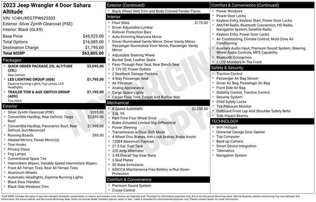 2023 Jeep Wrangler Sahara Altitude