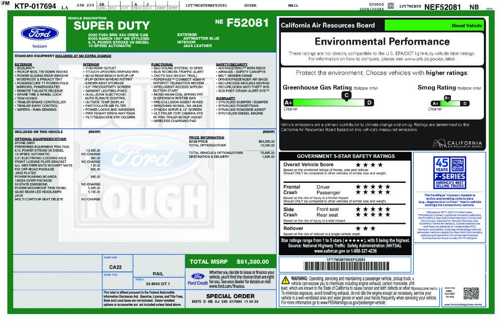2022 Ford Super Duty F-250 SRW XL
