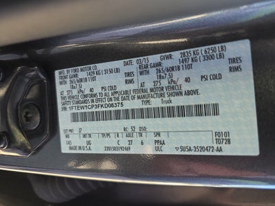 2015 Ford F-150 XL