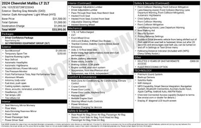 2024 Chevrolet Malibu 2LT
