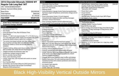 2016 Chevrolet Silverado 2500 HD Work Truck