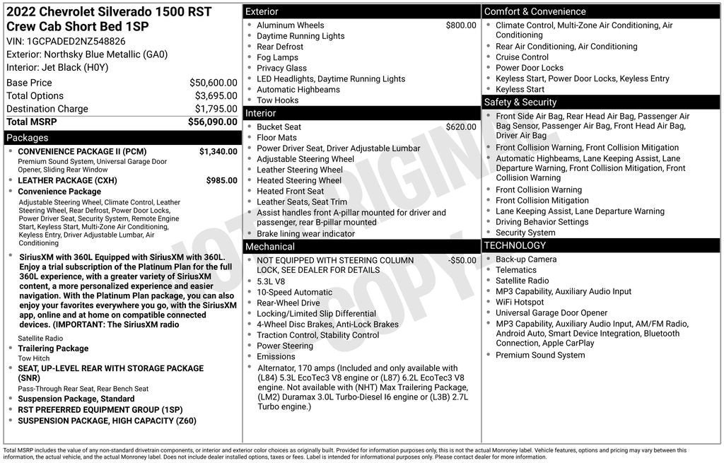 2022 Chevrolet Silverado 1500 RST