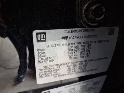 2022 Chevrolet Silverado 1500 LTD Custom Trail Boss