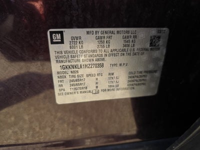 2017 GMC Acadia SLE