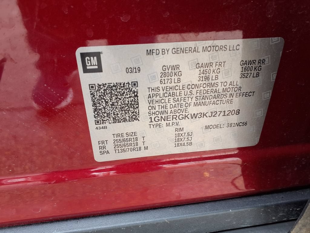2019 Chevrolet Traverse LT Cloth