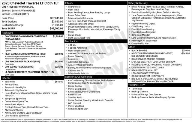 2023 Chevrolet Traverse LT Cloth