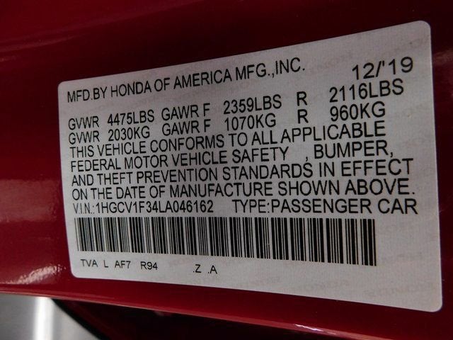 2020 Honda Accord Sedan Sport