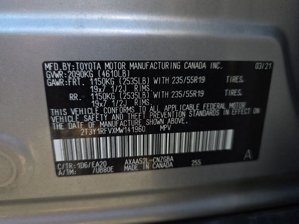 2021 Toyota RAV4 Limited