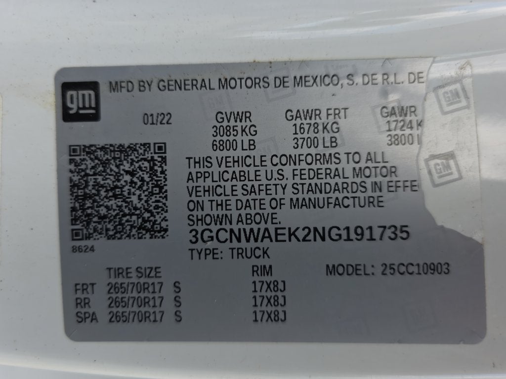 2022 Chevrolet Silverado 1500 LTD Work Truck