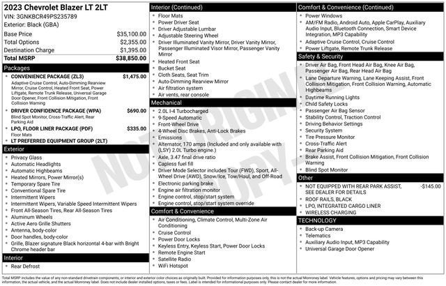 2023 Chevrolet Blazer 2LT