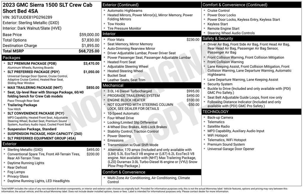 2023 GMC Sierra 1500 SLT