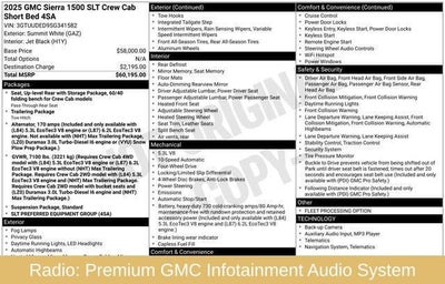 2025 GMC Sierra 1500 SLT