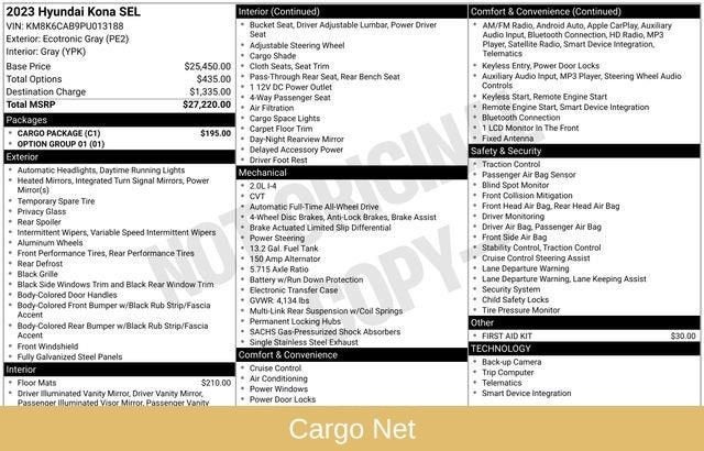 2023 Hyundai Kona SEL