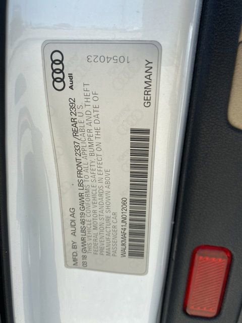 2018 Audi A4 Premium