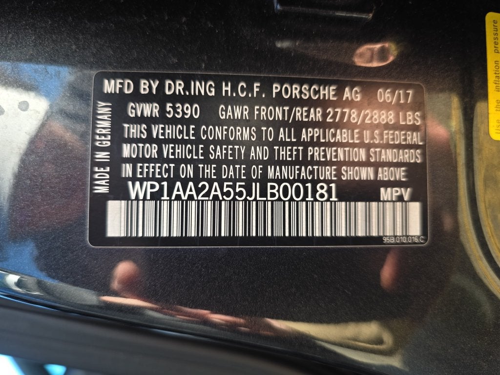 2018 Porsche Macan NA