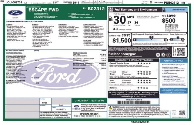 2023 Ford Escape ST-Line