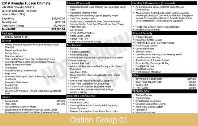 2019 Hyundai Tucson Ultimate