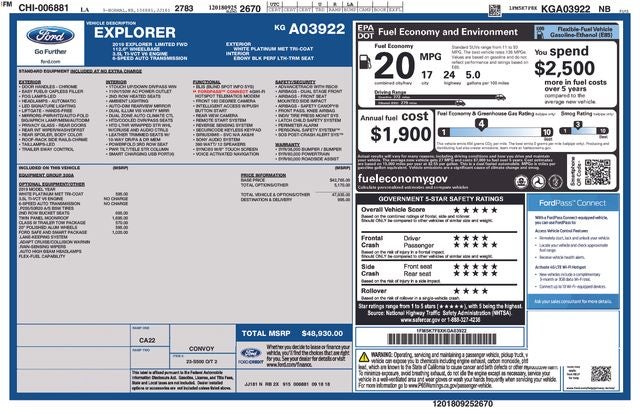 2019 Ford Explorer Limited