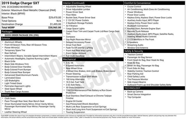 2019 Dodge Charger SXT