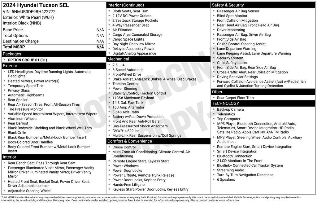 2024 Hyundai Tucson SEL
