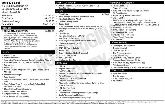 2016 Kia Soul Exclaim