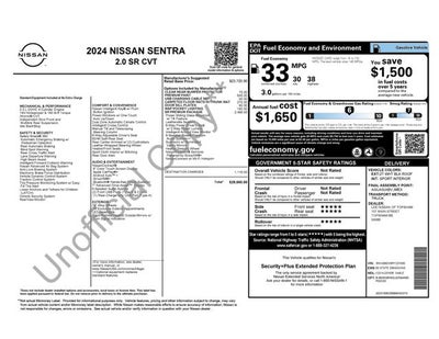 2024 Nissan Sentra SR