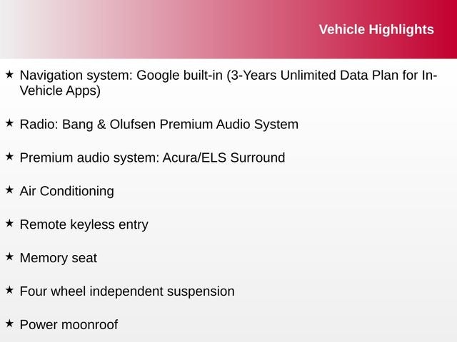 2025 Acura MDX Technology Package
