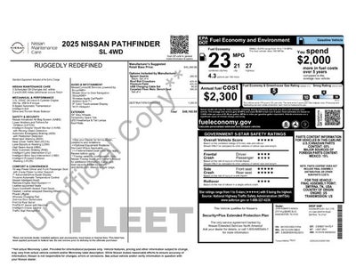 2025 Nissan Pathfinder SL