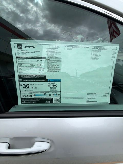 2026 Toyota Sienna XLE 7 Passenger