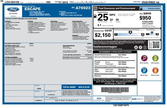 2013 Ford Escape SEL