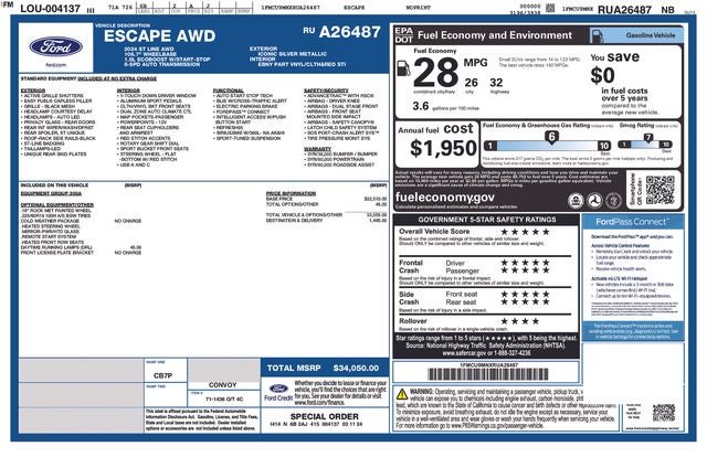 2024 Ford Escape ST-Line