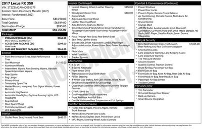 2017 Lexus RX 350 RX 350