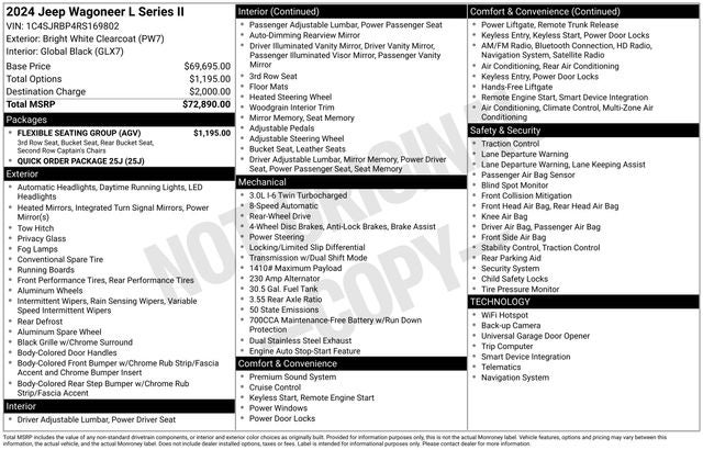 2024 Jeep Wagoneer L Series II 4x2