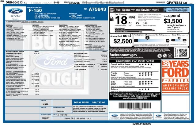 2016 Ford F-150 XL