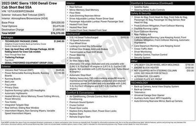 2023 GMC Sierra 1500 4WD Crew Cab Short Box Denali