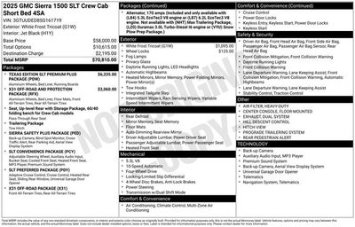 2025 GMC Sierra 1500 SLT