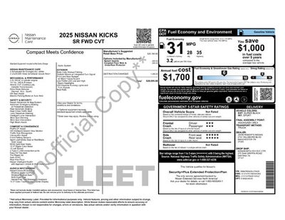 2025 Nissan Kicks SR FWD
