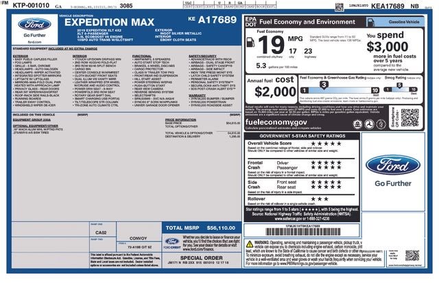 2019 Ford Expedition Max XLT