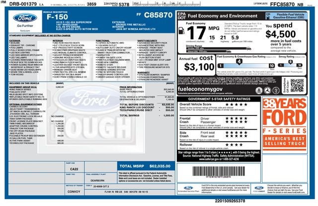 2015 Ford F-150 King Ranch
