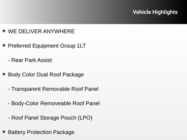 2022 Chevrolet Corvette Stingray 1LT