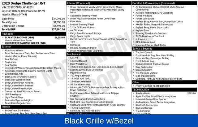 2020 Dodge Challenger R/T