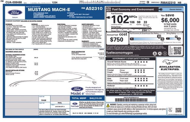 2024 Ford Mustang Mach-E Premium