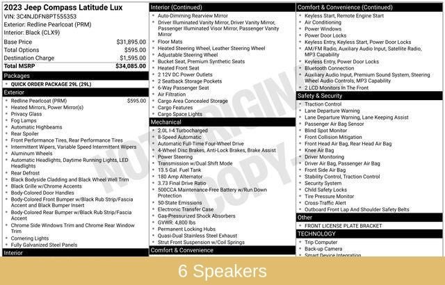 2023 Jeep Compass Latitude Lux