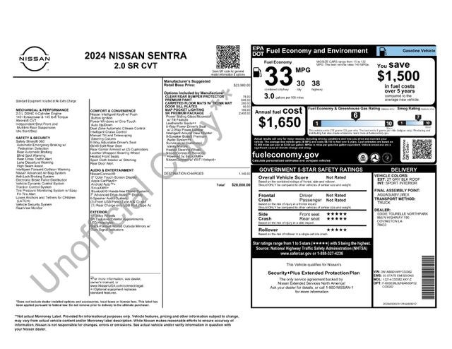 2024 Nissan Sentra SR
