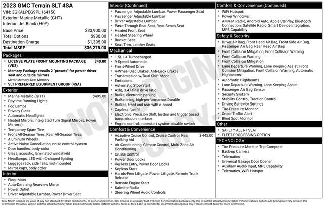 2023 GMC Terrain SLT