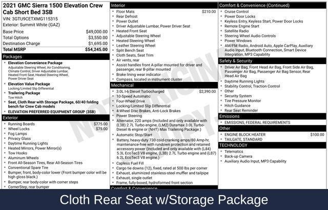 2021 GMC Sierra 1500 Elevation