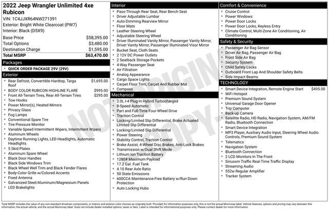 2022 Jeep Wrangler Unlimited Rubicon 4xe