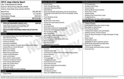 2012 Jeep Liberty Sport