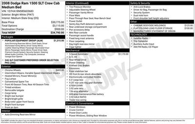 2008 Dodge Ram 1500 SLT
