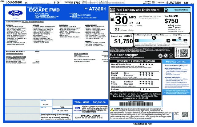 2025 Ford Escape ST-Line